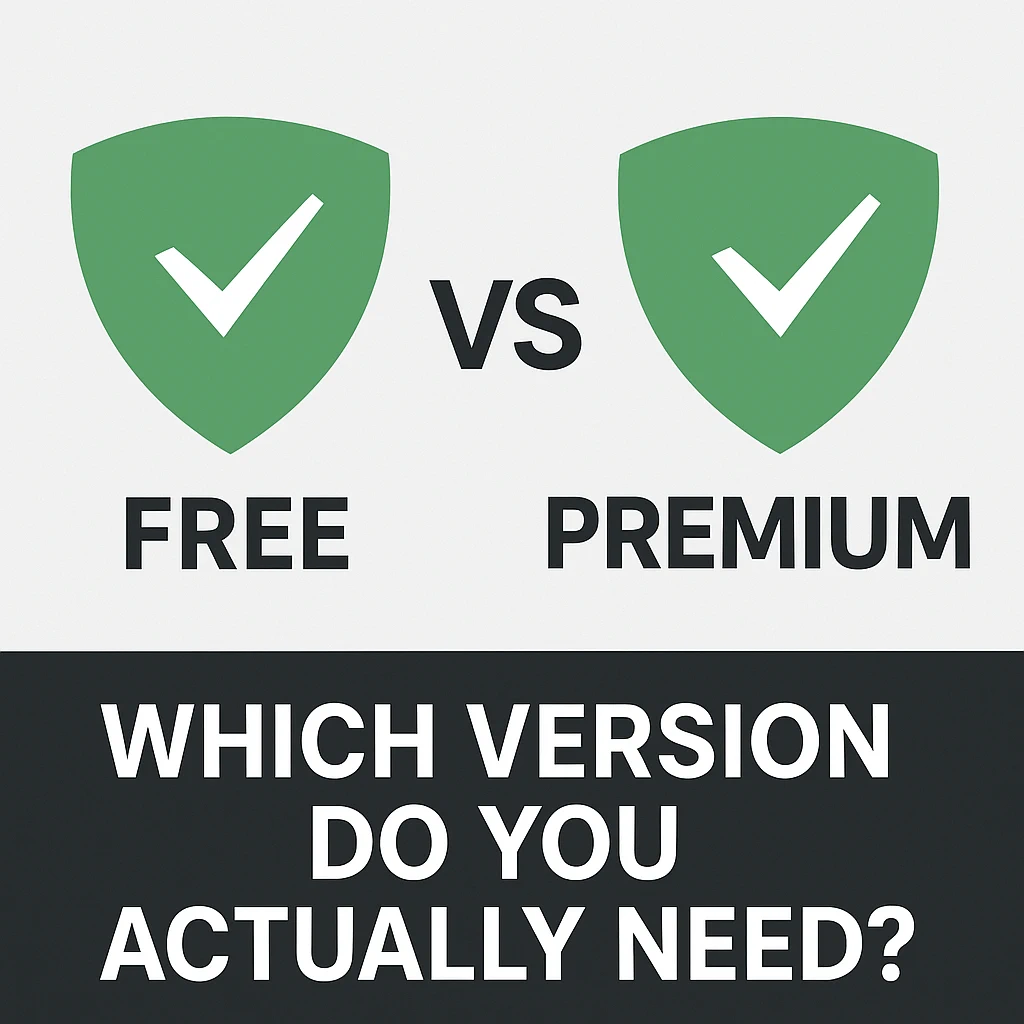AdGuard Free vs Premium: Which Version Do You Actually Need?